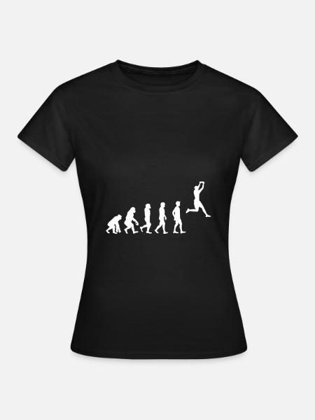 Evolution Ultimate Frisbee - T-shirt Femme - noir