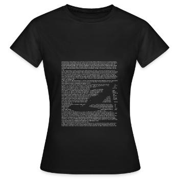 Kite kite de kite-kite de kite de kite - T-shirt Femme - noir - Devant - AI Model Female 172 dark (172cm)