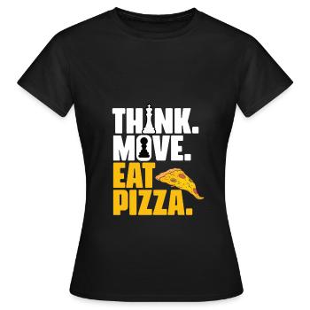 Funny board game Grandmaster for a - Women's T-Shirt - black - Front - AI Model Female 172 dark (172cm)