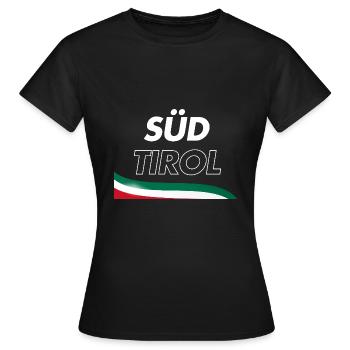 Tyrol du Sud - T-shirt Femme - noir - Devant - AI Model Female 172 dark (172cm)