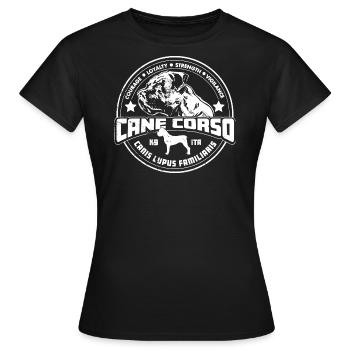 Cane Corso - T-shirt Femme - noir - Devant - AI Model Female 172 dark (172cm)