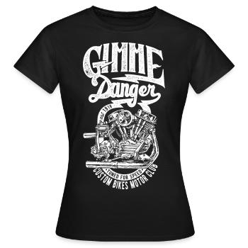 Gimme Danger - T-shirt Femme - noir - Devant - AI Model Female 172 dark (172cm)
