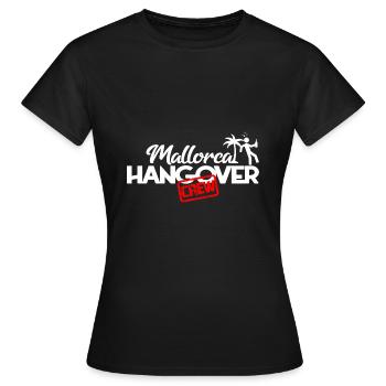 Malle Hangover crew - Frauen T-Shirt - Schwarz - Vorne - AI Model Female 172 dark (172cm)