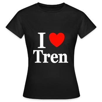 J’adore Tren Bodybuilding Bodybuilder Force Athlètes - T-shirt Femme - noir - Devant - AI Model Female 172 dark (172cm)