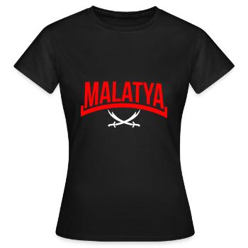 Malatya alevi 44 - Frauen T-Shirt - Schwarz - Vorne - AI Model Female 172 dark (172cm)