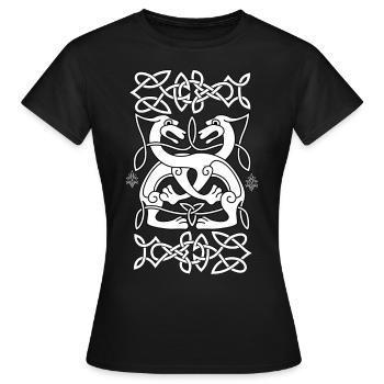 Lions Celtic - Lions Celtic - T-shirt Femme - noir - Devant - AI Model Female 172 dark (172cm)