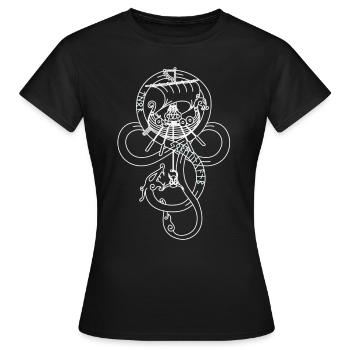 Thor - Frauen T-Shirt - Schwarz - Vorne - AI Model Female 172 dark (172cm)