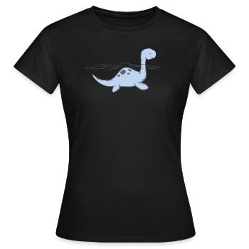Lochness bébé - T-shirt Femme - noir - Devant - AI Model Female 172 dark (172cm)