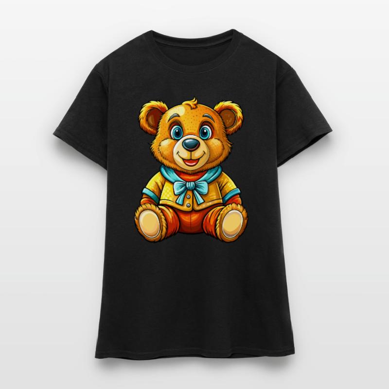 Teddy mit Pullover Frauen T-Shirt
