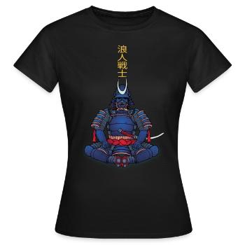 Ronin Senshi Design - Women's T-Shirt - black - Front - AI Model Female 172 dark (172cm)