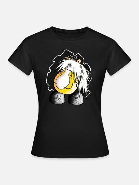 Haflinger - Hafi - Pferd - Frauen T-Shirt - Schwarz