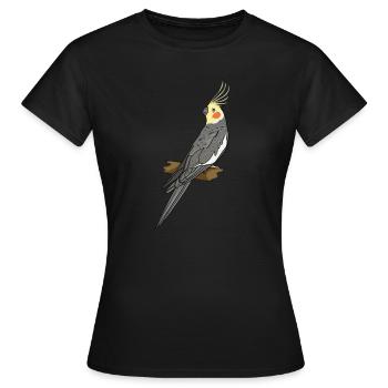 Nymphensittich - Frauen T-Shirt - Schwarz - Vorne - AI Model Female 172 dark (172cm)
