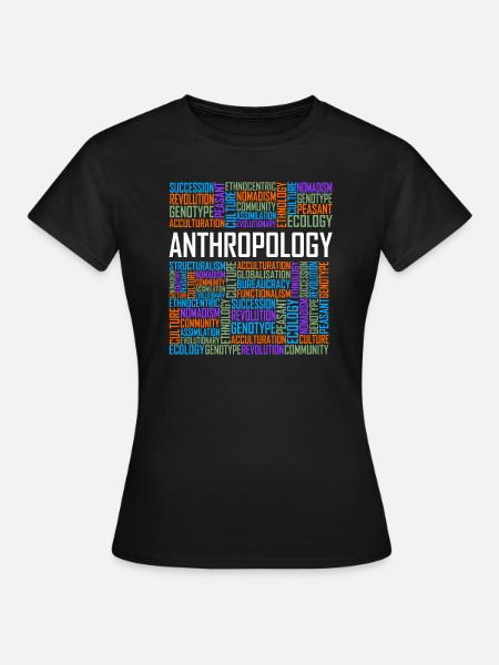 Anthropology Words - Women's T-Shirt - black