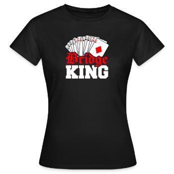 Bridge King - Frauen T-Shirt - Schwarz - Vorne - AI Model Female 172 dark (172cm)