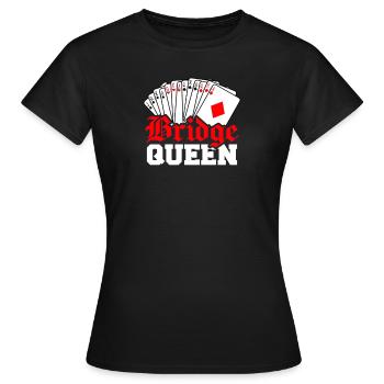Bridge Queen - Frauen T-Shirt - Schwarz - Vorne - AI Model Female 172 dark (172cm)