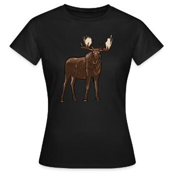 élan - T-shirt Femme - noir - Devant - AI Model Female 172 dark (172cm)