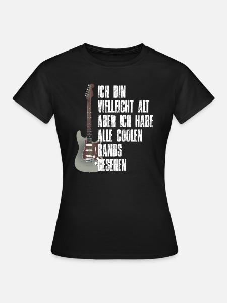 ICH BIN VIELLEICHT ALT.... - Frauen T-Shirt - Schwarz
