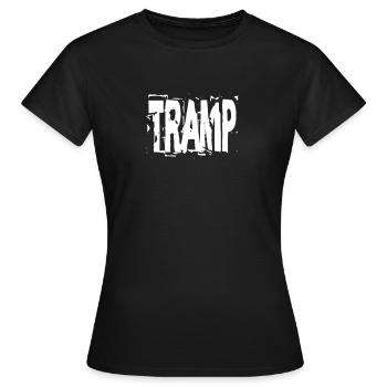Auto-stop - T-shirt Femme - noir - Devant - AI Model Female 172 dark (172cm)