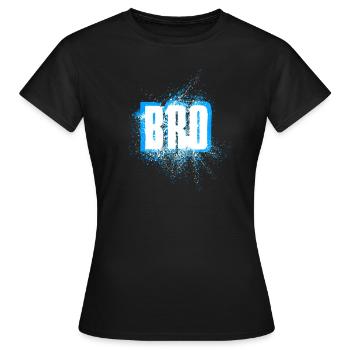 Bro - Frauen T-Shirt - Schwarz - Vorne - AI Model Female 172 dark (172cm)