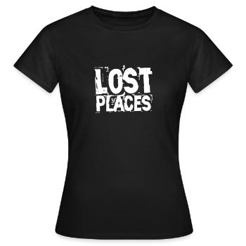 Lost Places - Women's T-Shirt - black - Front - AI Model Female 172 dark (172cm)