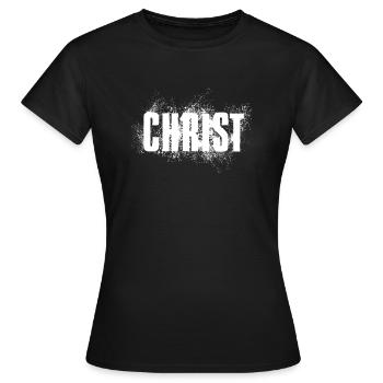 Christ - Frauen T-Shirt - Schwarz - Vorne - AI Model Female 172 dark (172cm)