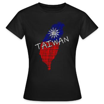 taiwan Taiwan taipeh - Frauen T-Shirt - Schwarz - Vorne - AI Model Female 172 dark (172cm)