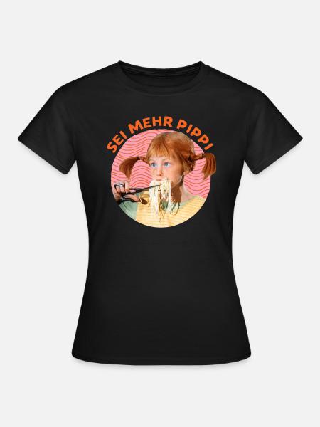 Pippi Longstocking Design Be More Pippi - Women's T-Shirt - black