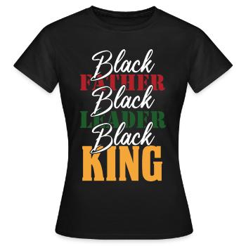 Black History Month Black History - Frauen T-Shirt - Schwarz - Vorne - AI Model Female 172 dark (172cm)