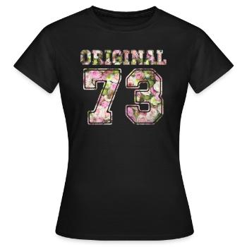 1973 Original 73 - Women's T-Shirt - black - Front - AI Model Female 172 dark (172cm)