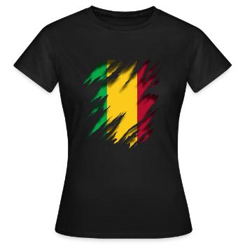Mali - Frauen T-Shirt - Schwarz - Vorne - AI Model Female 172 dark (172cm)