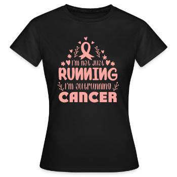 Je suis en train de dépasser le cancer du sein - T-shirt Femme - noir - Devant - AI Model Female 172 dark (172cm)