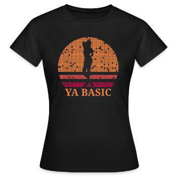 Ya Citation Sassy provocatrice de base - T-shirt Femme - noir - Devant - AI Model Female 172 dark (172cm)