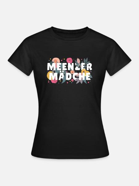 Mainz Meenzer Mädche - Frauen T-Shirt - Schwarz