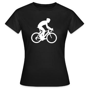 Bike - Frauen T-Shirt - Schwarz - Vorne - AI Model Female 172 dark (172cm)