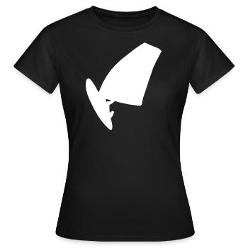 Windsurfing - Frauen T-Shirt - Schwarz - Vorne - AI Model Female 172 dark (172cm)