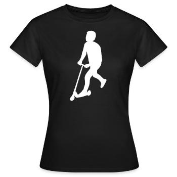 Roller - Frauen T-Shirt - Schwarz - Vorne - AI Model Female 172 dark (172cm)