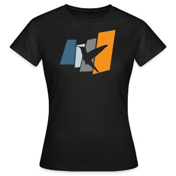 Oiseaux oiseaux - T-shirt Femme - noir - Devant - AI Model Female 172 dark (172cm)
