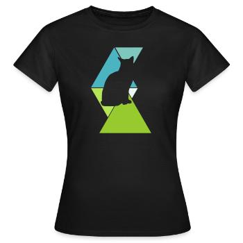 Mieze - Frauen T-Shirt - Schwarz - Vorne - AI Model Female 172 dark (172cm)