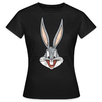 Looney Tunes Bugs Bunny Distressed - Women's T-Shirt - black - Front - AI Model Female 172 dark (172cm)