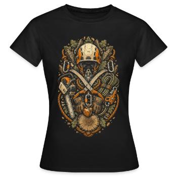 Arborists Arborists - Women's T-Shirt - black - Front - AI Model Female 172 dark (172cm)
