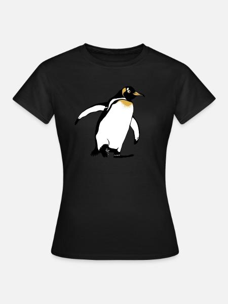 Pinguin - Frauen T-Shirt - Schwarz