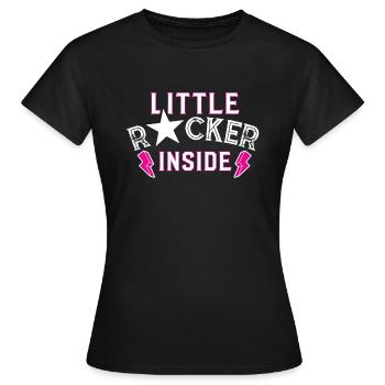 Pregnancy pregnant Mom Child Baby Gift - Women's T-Shirt - black - Front - AI Model Female 172 dark (172cm)