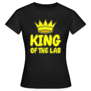 technicien de laboratoire en laboratoire cadeau - T-shirt Femme - noir - Devant - AI Model Female 172 dark (172cm)