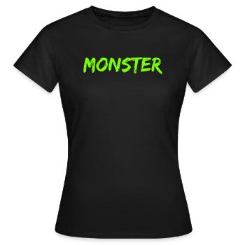 monster - Women's T-Shirt - black - Front - AI Model Female 172 dark (172cm)