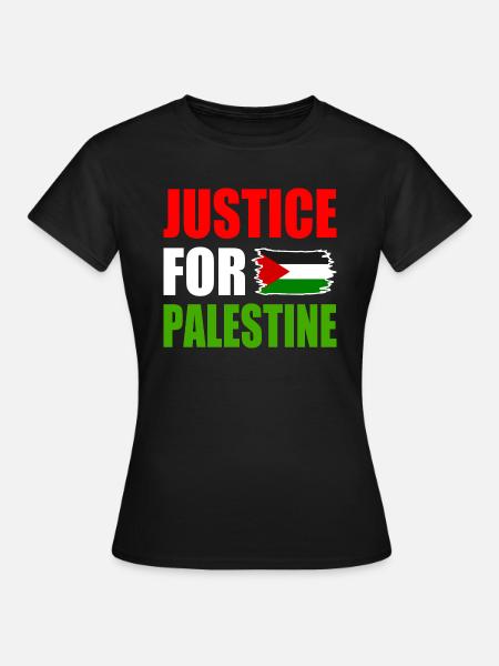 Justice for palestine - Women's T-Shirt - black