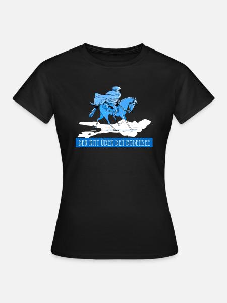 Bodensee - Frauen T-Shirt - Schwarz