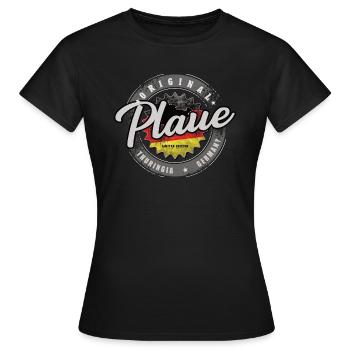 Original Germany Thüringen Plaue - Frauen T-Shirt - Schwarz - Vorne - AI Model Female 172 dark (172cm)