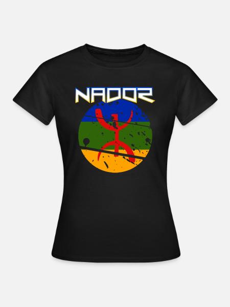 Nador Rif Amazigh - Camiseta mujer - negro