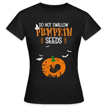 Bébé Halloween Dicton Costume Grossesse - T-shirt Femme - noir - Devant - AI Model Female 172 dark (172cm)