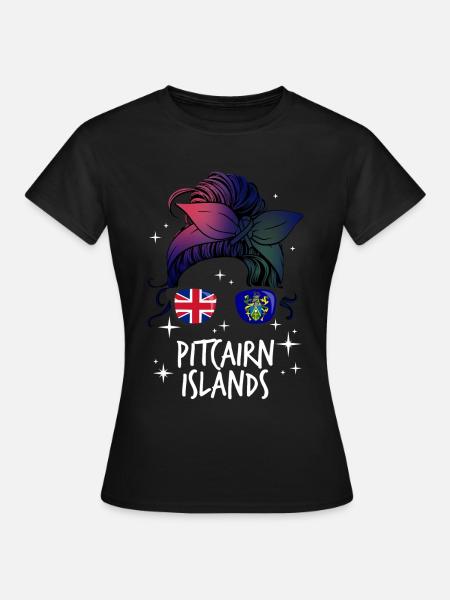 Pitcairninseln - Frauen T-Shirt - Schwarz